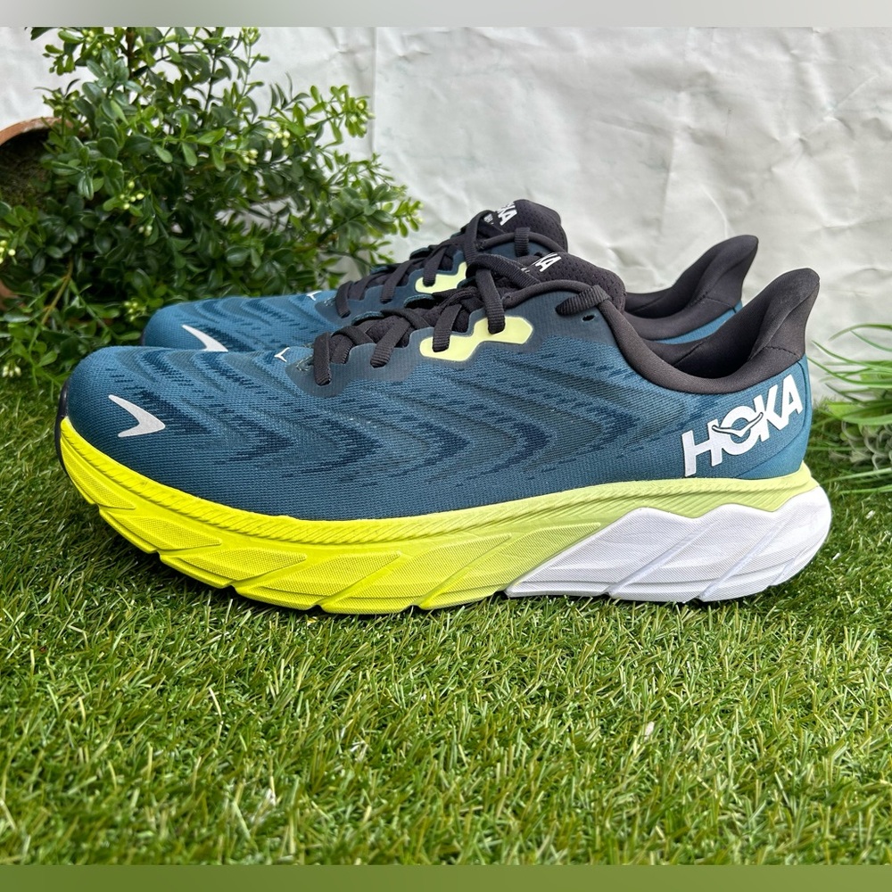 Hoka One One Arahi 6 blue graphite men Size 10D NEW - Picture 8 of 17
